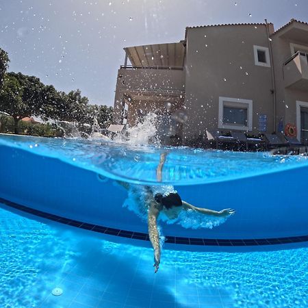 Four Seasons Private Villa - Seaview - Big Heated Pool - Gym - Sport Activities Gouves Exterior photo