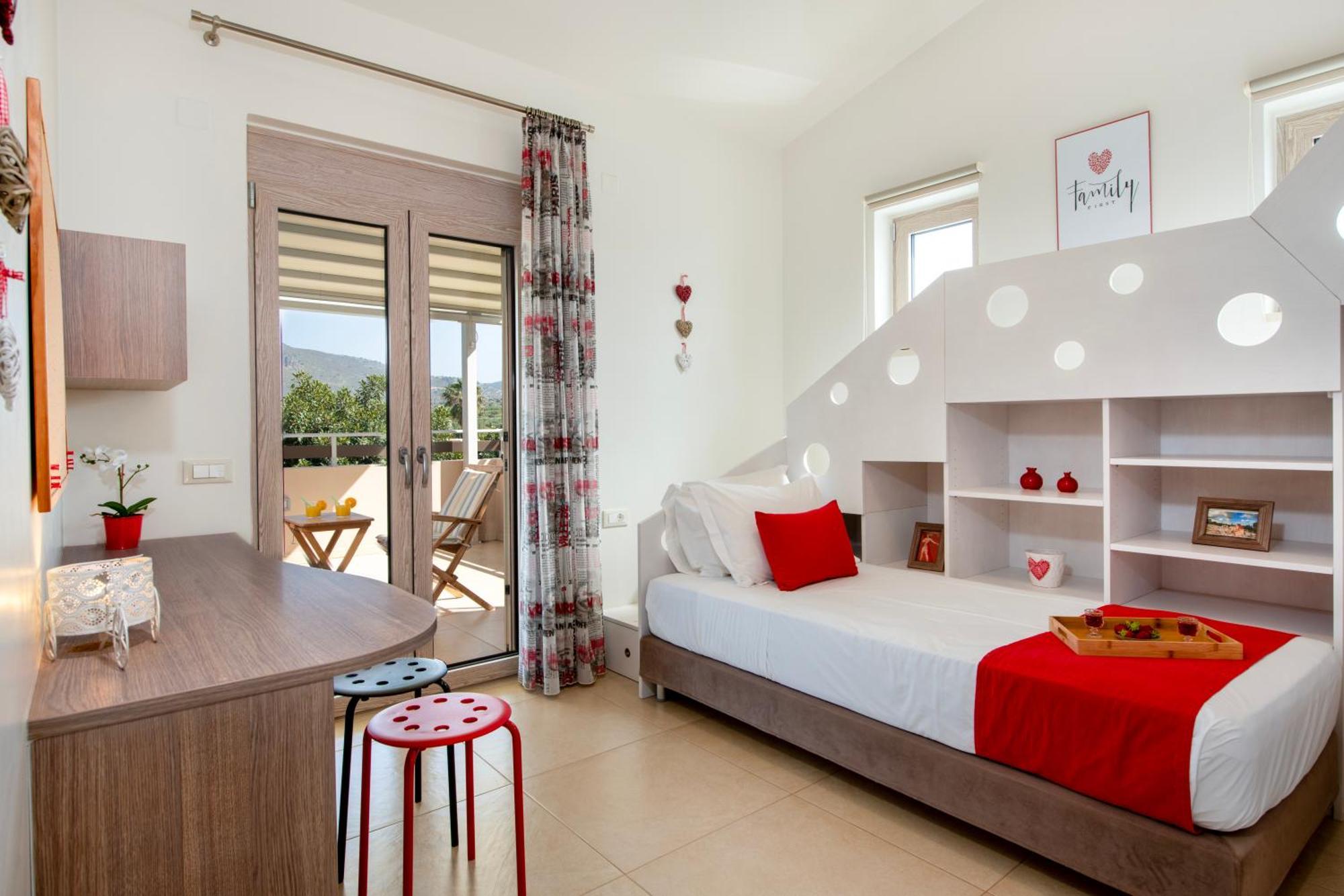 Four Seasons Private Villa - Seaview - Big Heated Pool - Gym - Sport Activities Gouves Exterior photo